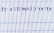 steward not stewert